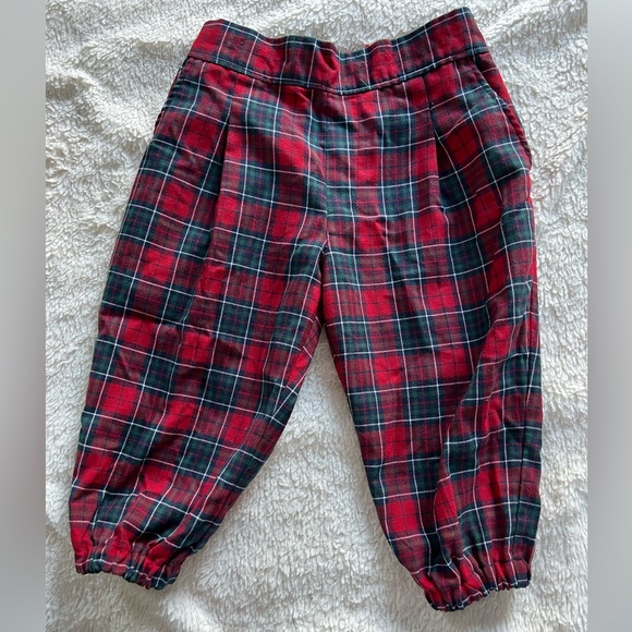 Vintage Baby Christmas Plaid Pants Made in USA - Picture 1 of 3